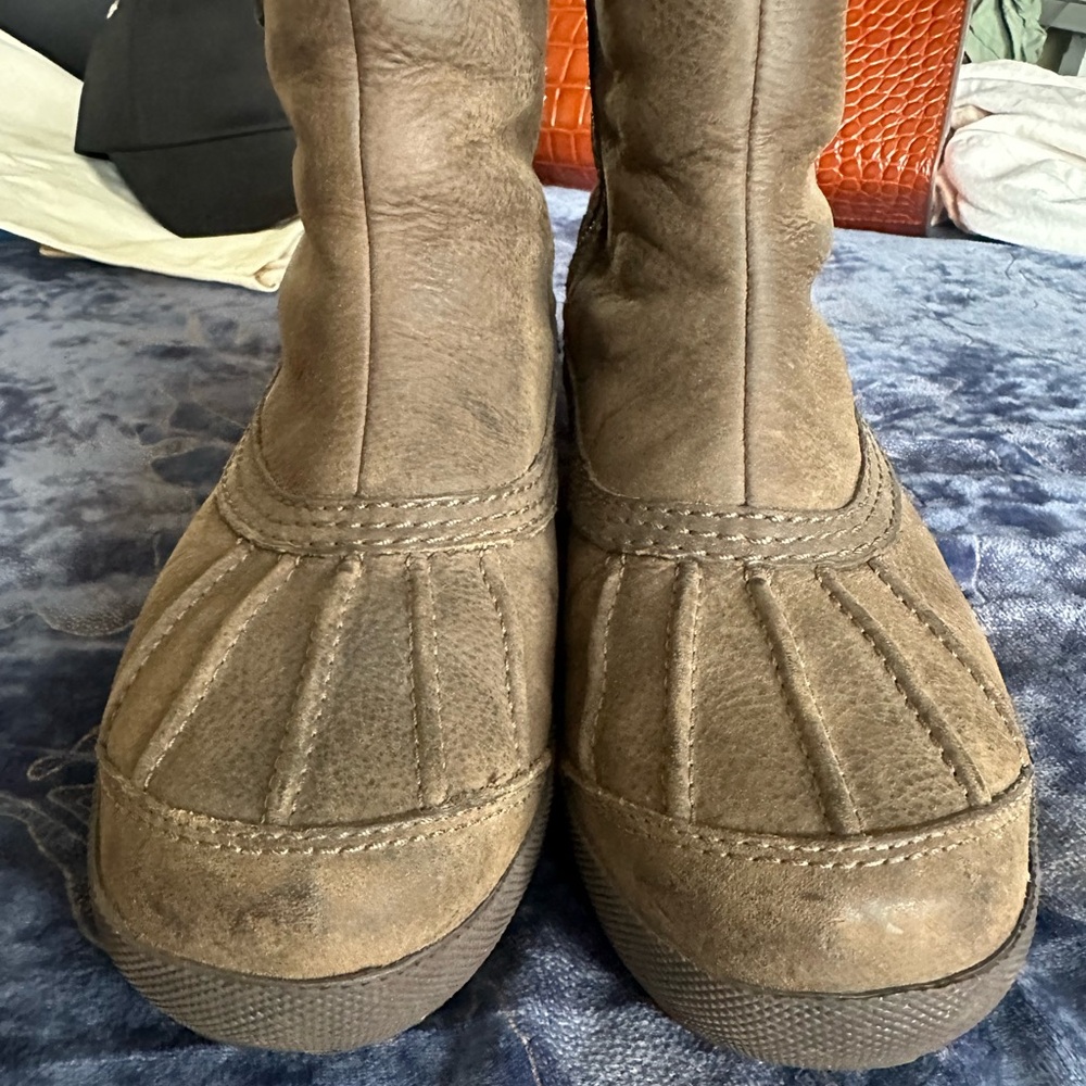 UGG Dark Brown Shearling Boots